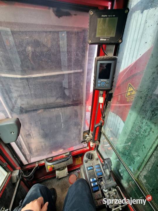 Żuraw przeladunkowy Palfinger Epsilon z czerwony śląskie Częstochowa