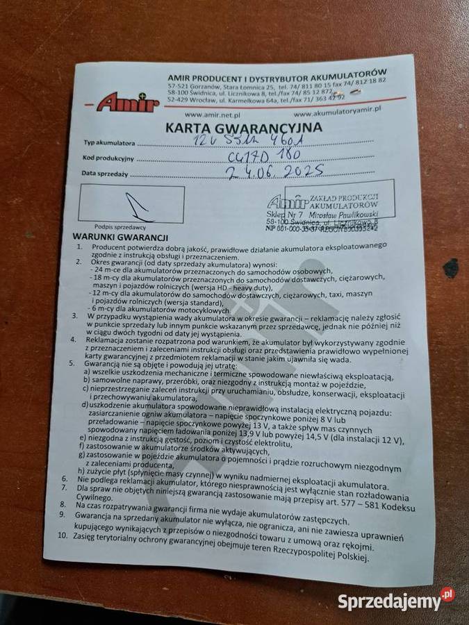 Akumulator 12v Świdnica