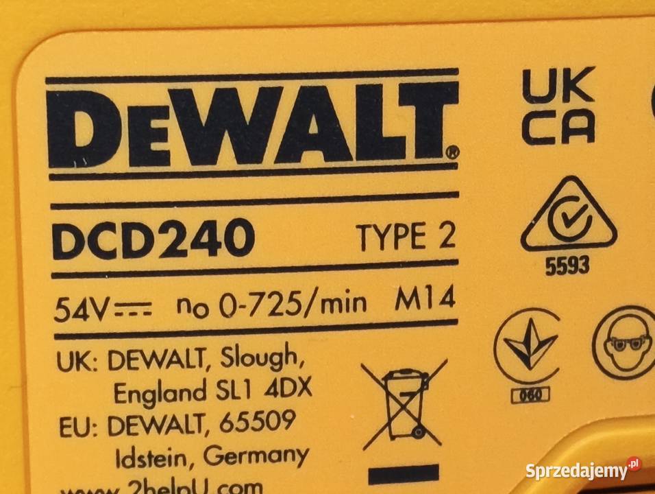 DEWALT 54V 6Ah DCD240 MIESZADŁO Mieszarka Bydgoszcz sprzedam