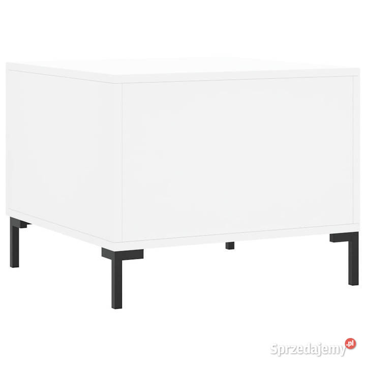 Stolik kawowy biały 50x50x40 materiał Warszawa