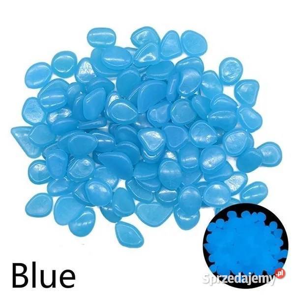 Świecące kamienie w ciemnosci niebieskie Tęgobórz sprzedam