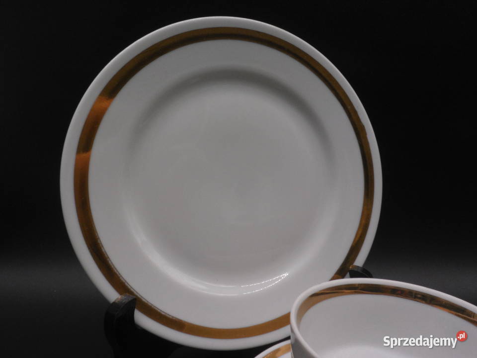 Zestaw śniadaniowy trio z porcelany Henneberg Raszków
