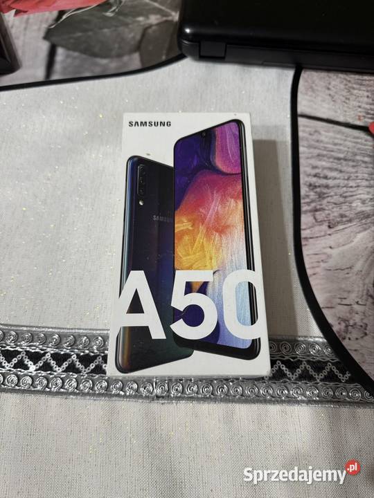 Telefon Smartfon Samsung A50 Zestaw Pudełko Kłobuck