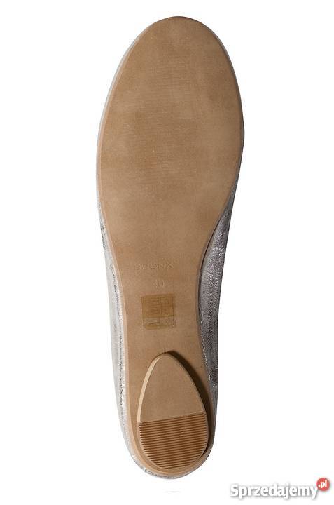 Bronx skórzane baleriny srebrne 569301 rozmiar Balerinki śląskie Bielsko-Biała