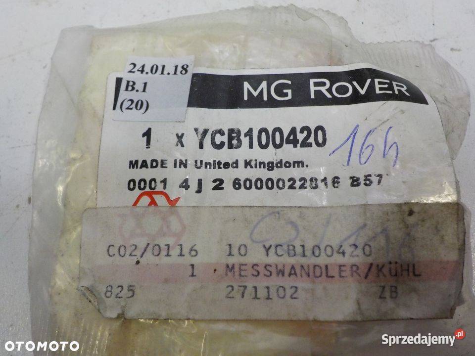 CZUJNIK TEMPERATURY WODY ROVER 25 45 200 400 MG Nowy Tomyśl