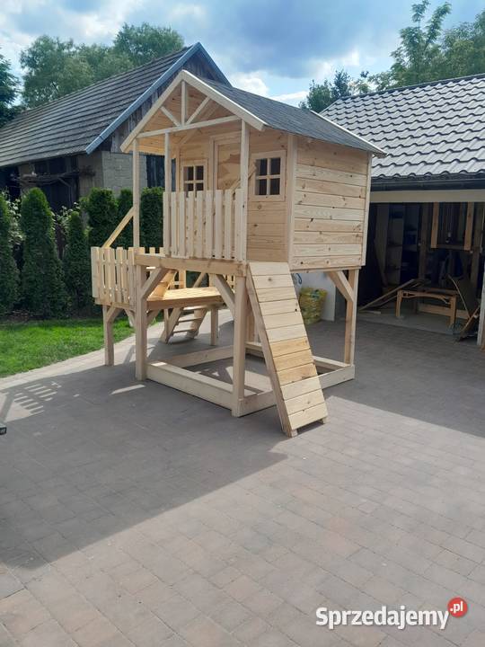 Domek drewniany plac zabaw dzieci Dębica