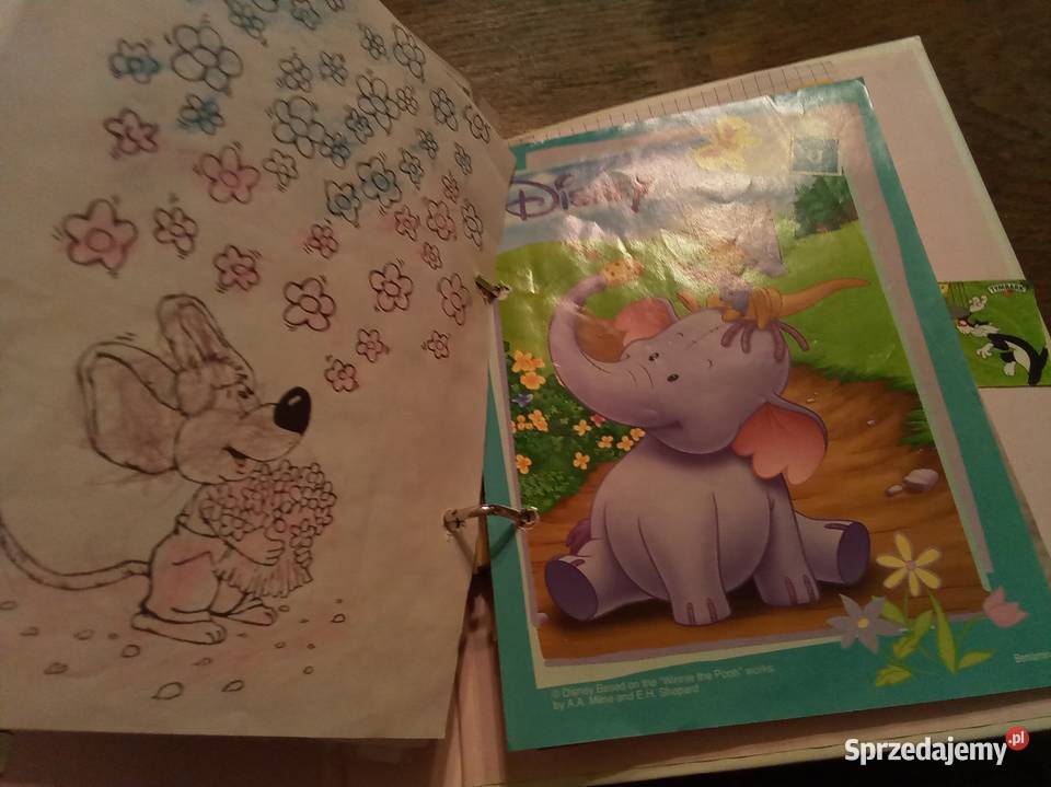 Segregator z karteczkami Disney Kubuś Puchatek Warszawa