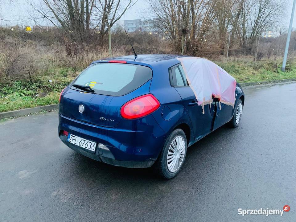 Fiat bravo 14 benzyna 2007 uszkodzony wspomaganie kierownicy Szczecin sprzedam