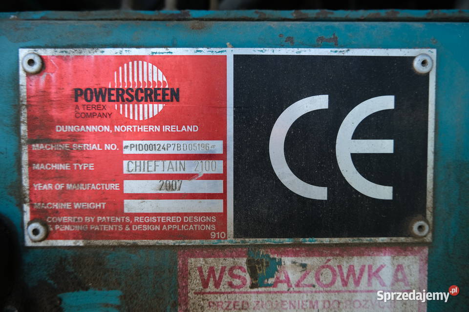 POWERSCREEN CHIEFTAIN 2100 2007 Warszawa