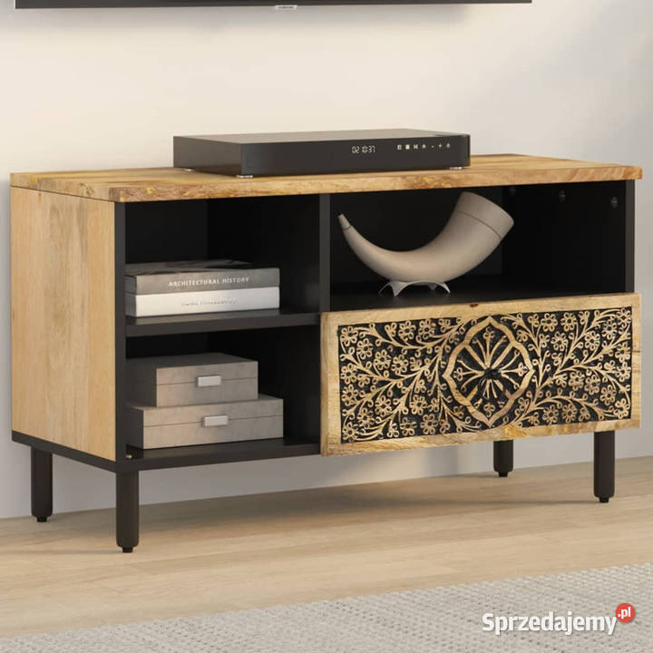 Szafka pod telewizor 80x33x46 lite drewno mango Warszawa
