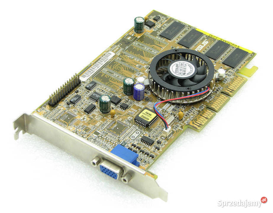 Asus V6600MX Geforce 256 NV10 32MB SDR 64bit Karty graficzne Cielądz