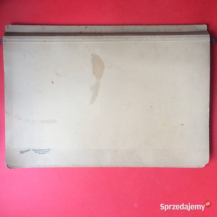 1984 Niemiecka Teczka Akt Stettin Szczecin