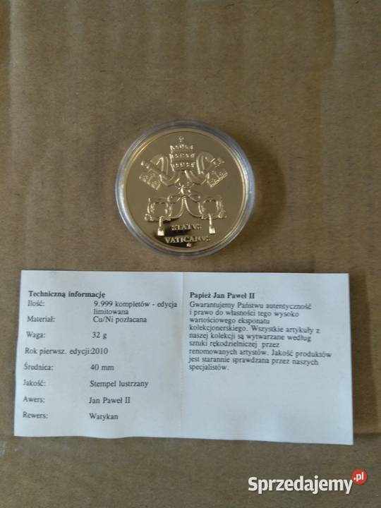 42 Medal okolicznościowy z serii Papieże dolnośląskie