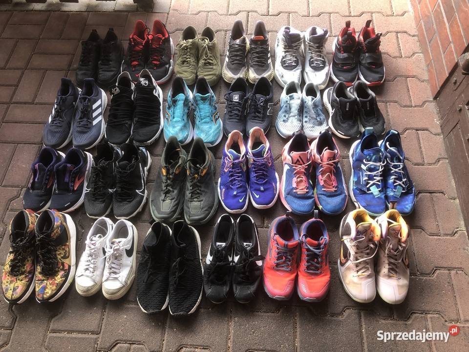 Buty sport używane na kartony Kraków sprzedam