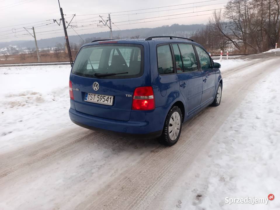 VW Touran 19 TDI BXE 7osobowy 6biegowy świętokrzyskie Starachowice
