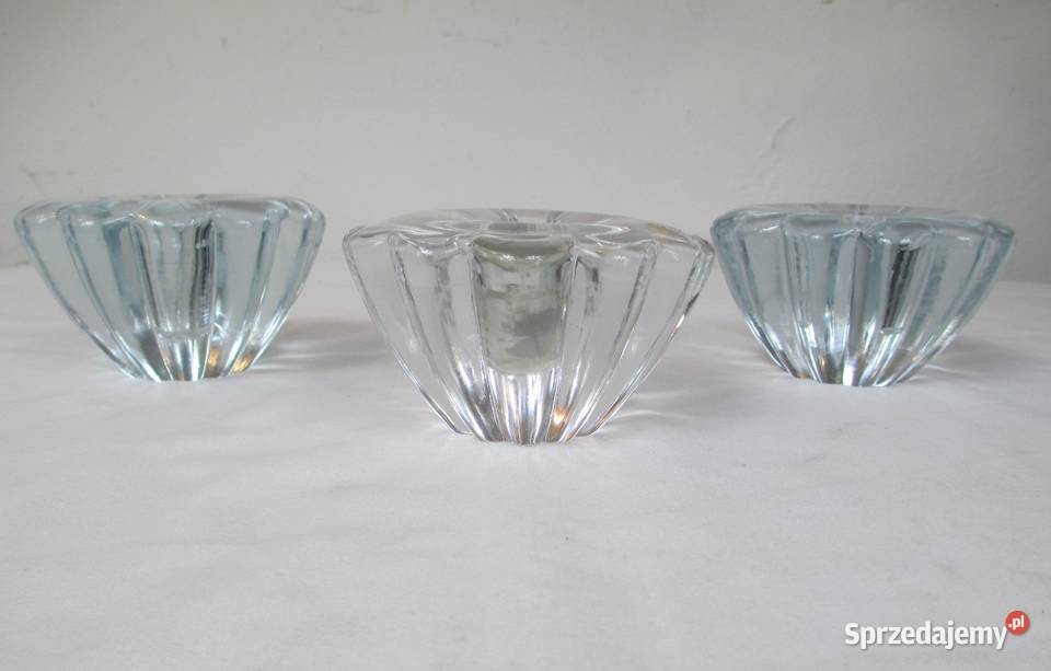 Komplet świeczników Costa Boda lata 80 Lublin