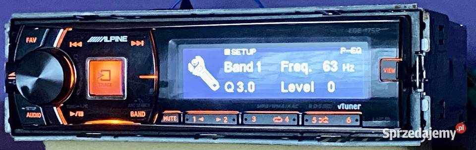 Alpine CDE175R DSP I USBAUXCD I Wysoki model Kępno