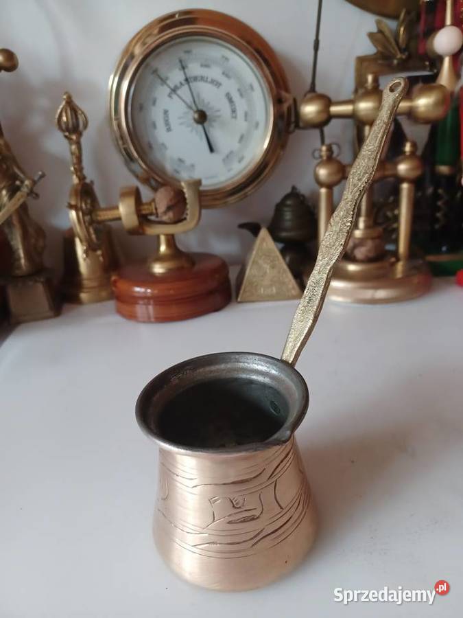 Mosiężny piękny tygiel Kolekcja Poznań
