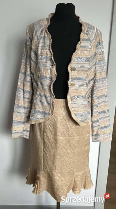 Elegancki komplet damski Modern Line 38 M żakiet małopolskie Czernichów sprzedam