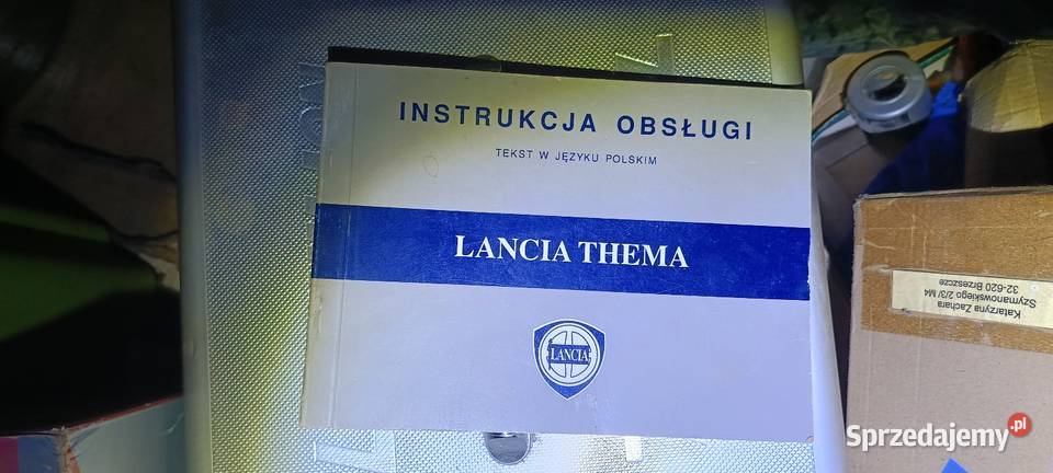 Lancia Thema Polska instrukcja obsługi Brzeszcze