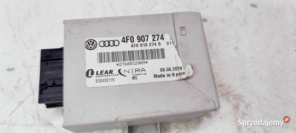 MODUŁ STEROWNIK CIŚNIENIA KÓŁ AUDI A6 4F0907274 Pozostałe Akcesoria śląskie Przystajń