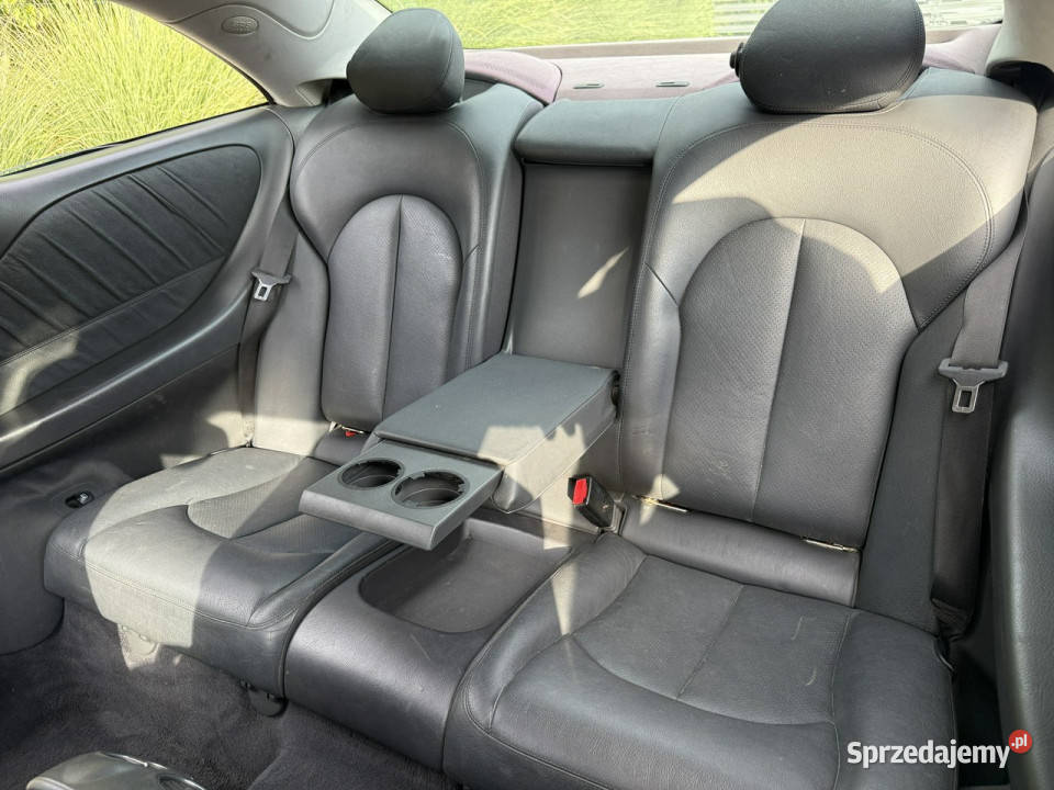 Mercedes CLK 200 czarna na czarnych felgach W209 immobilizer Poznań