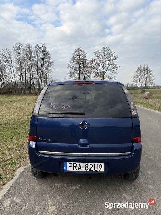 Opel Meriva manualna wielkopolskie Łaszczyn