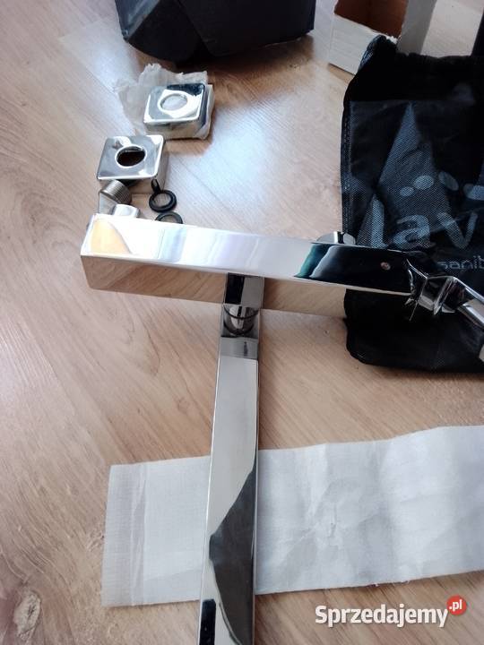 Bateria Zlewozmywakowa Ścienna Chrom KVADRATO Bełchatów
