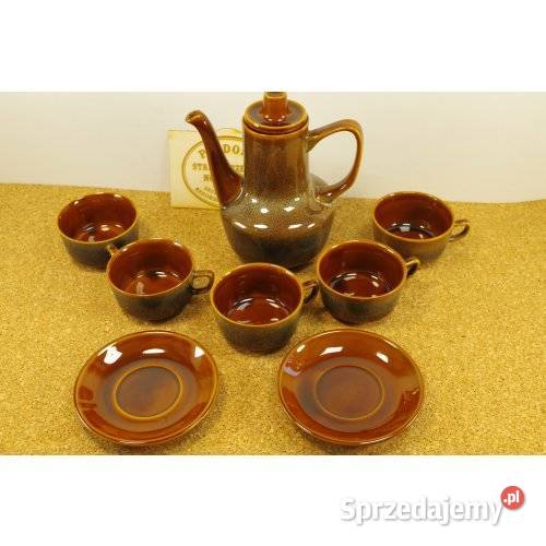 Serwis do kawy Mirostowice 2684 ceramika PRL