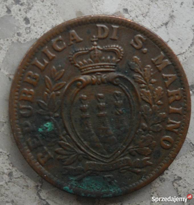 SAN MARINO5 CENTESIMI1936 r BRONZE