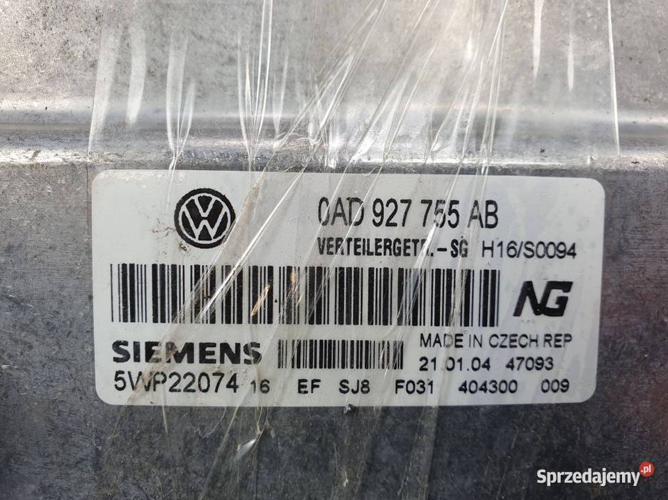 MODUŁ VOLKSWAGEN TOUAREG 0AD927755AB Lipno