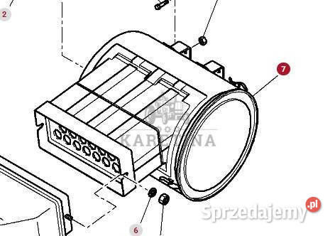 Massey Ferguson 8480 Zespół Filtra Powietrza Pozostałe Jastrzębniki