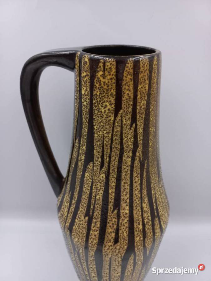 Piękny ceramiczny wazondzban lava niemiecki Inowrocław