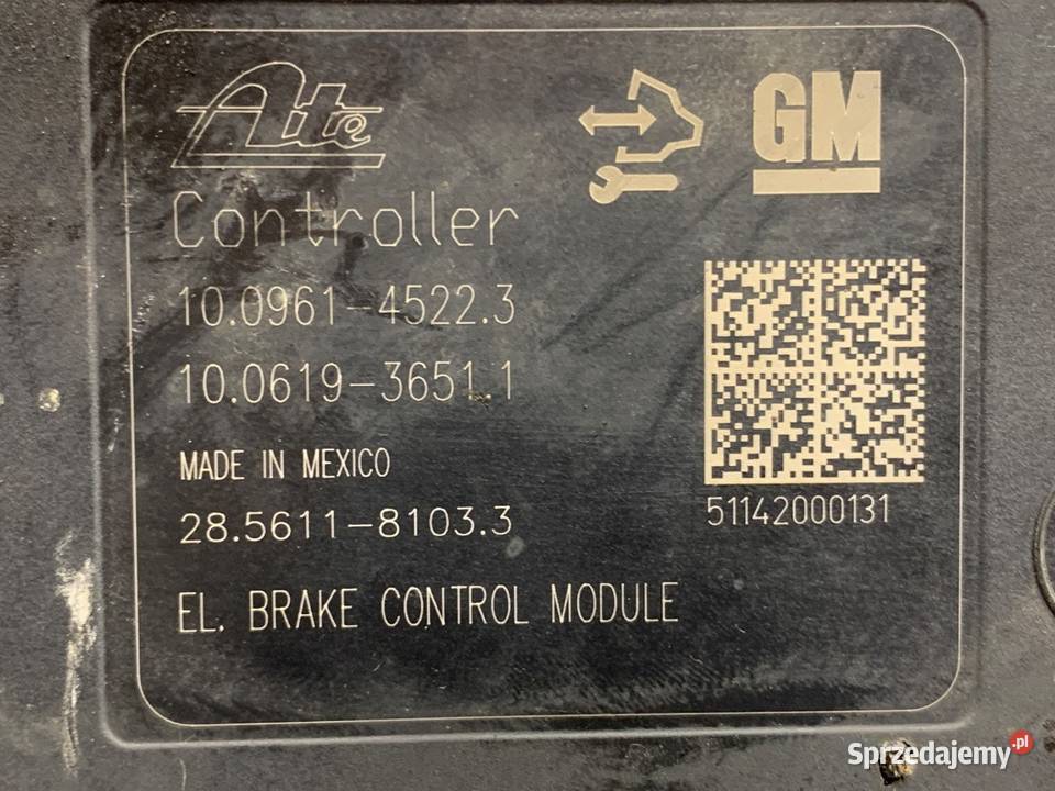 POMPA ABS OPEL ASTRA J 13356789 17 125 0915 osobowe