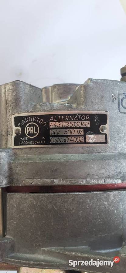 Alternator Pal Magneton CzeskiPRL 14V 500W osobowe Części samochodowe Kraków
