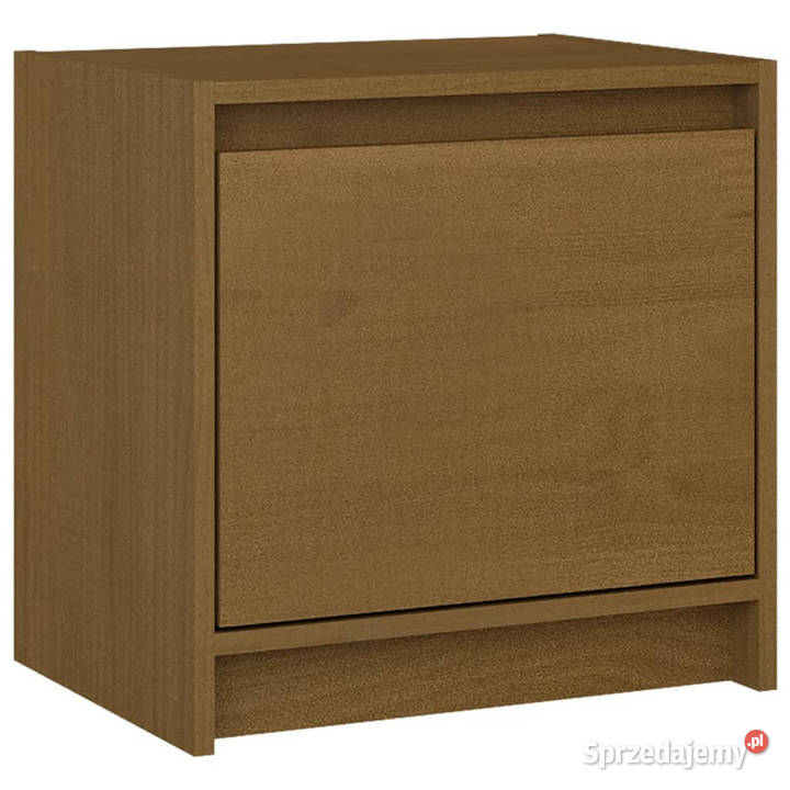Szafki nocne 2 miodowy brąz 40x305x40 sosnowe