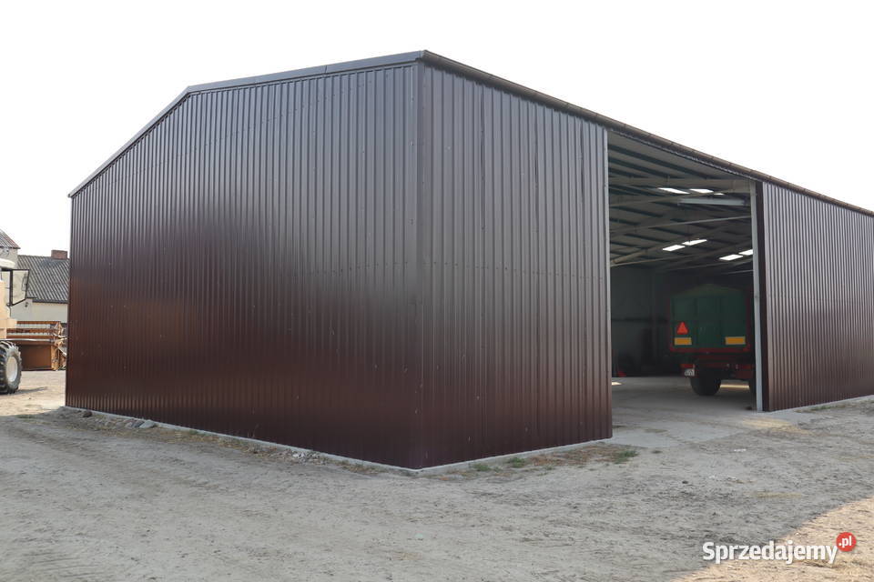 12x20 m Magazyn hala nowa z projektem ocynkowana Konin