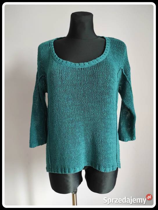 Chris line sweter szmaragdowy oversize 38 M Płock