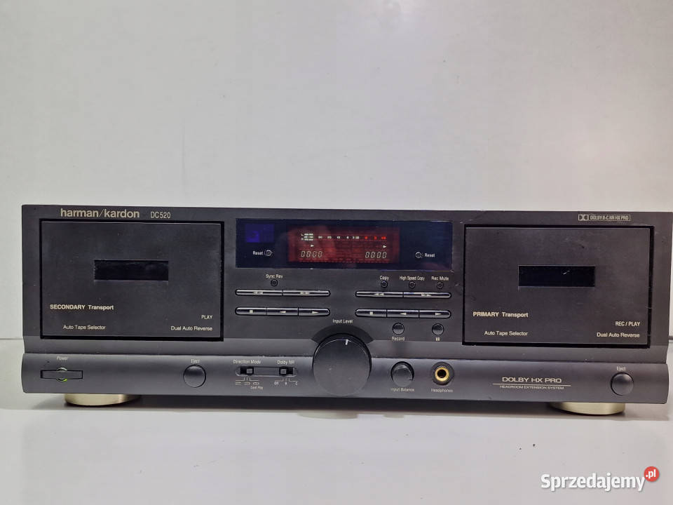 magnetofon Harman kardon DC520 casette deck wielkopolskie Międzychód sprzedam