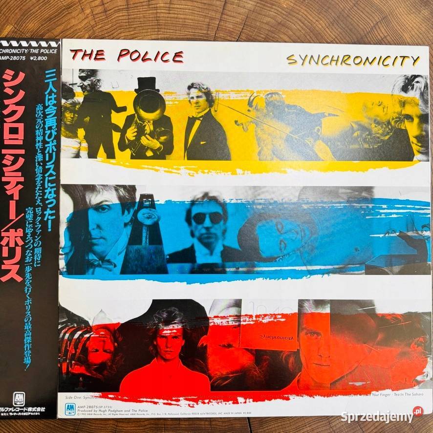 The Police Synchronicity EXEX Japan Obi LP 1983 Łódź