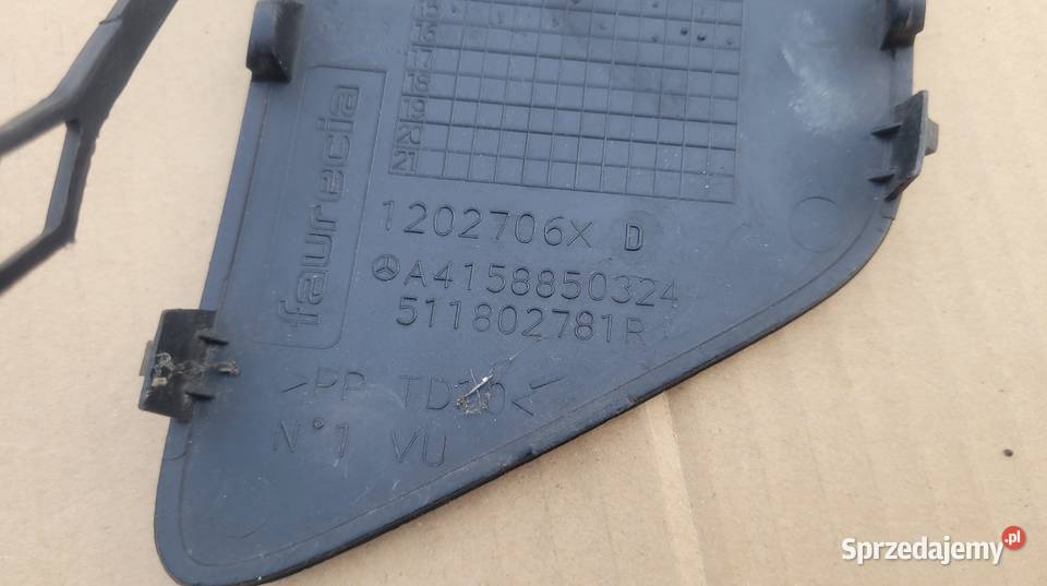 MERCEDES CITAN W415 ZAŚLEPKA HAKA ZDERZAKA PRZÓD Pozostałe Ruda Śląska