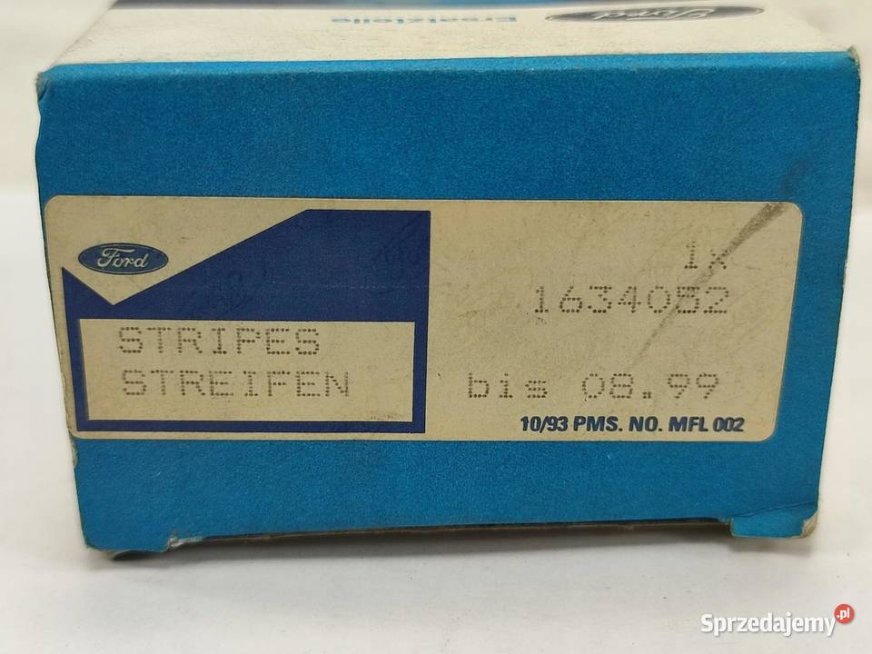 NAKLEJKA LEWY PRZÓD FORD FIESTA 19761989 1634052