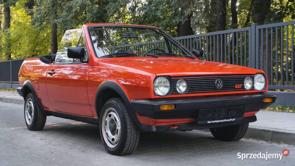 VOLKSWAGEN POLO GT BIEBER CABRIO 75 1984 to łódzkie Zgierz sprzedam
