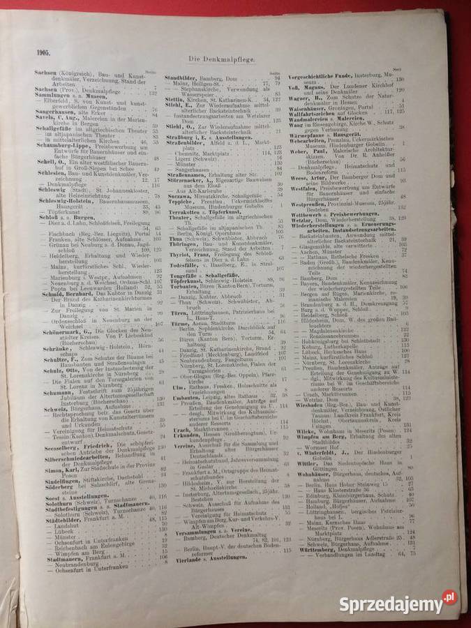 2878 Die Denkmalpflege Ochrona Zabytków Szczecin