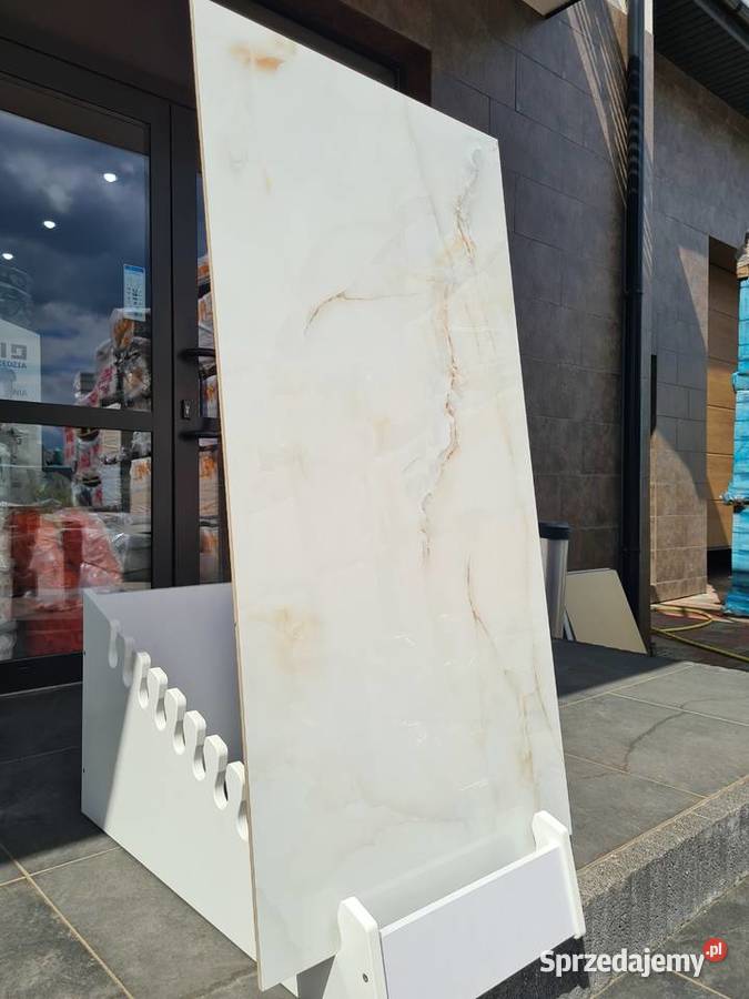 PŁYTKA gres ONYX BLANCO LOGAN SNOW POLER 60X120 łódzkie Opoczno