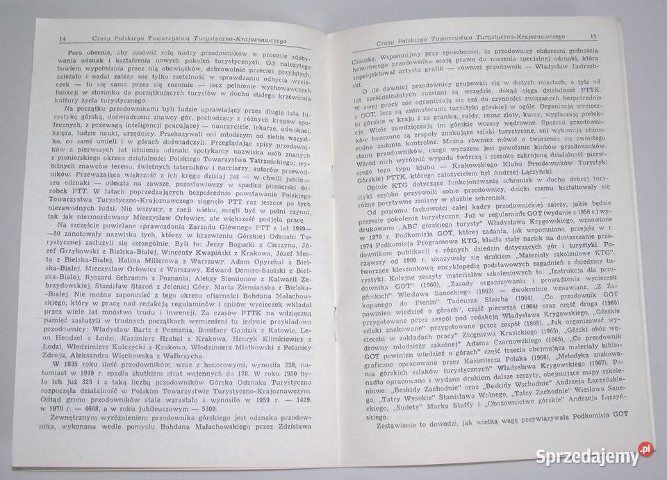 G Krygowski Górska Odznaka Turystyczna Początki historia, archeologia Warszawa sprzedam