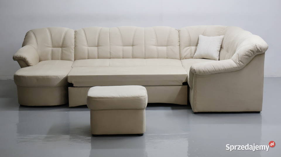 TAY Nowy NIEMIECKI narożnik U funkcja spania 83cm Narożniki Poznań