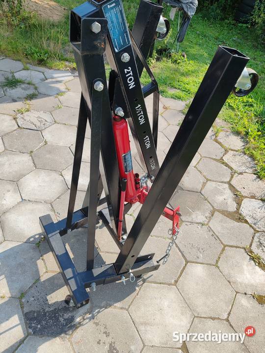 Podnośnik żuraw warsztatowy z balanserem