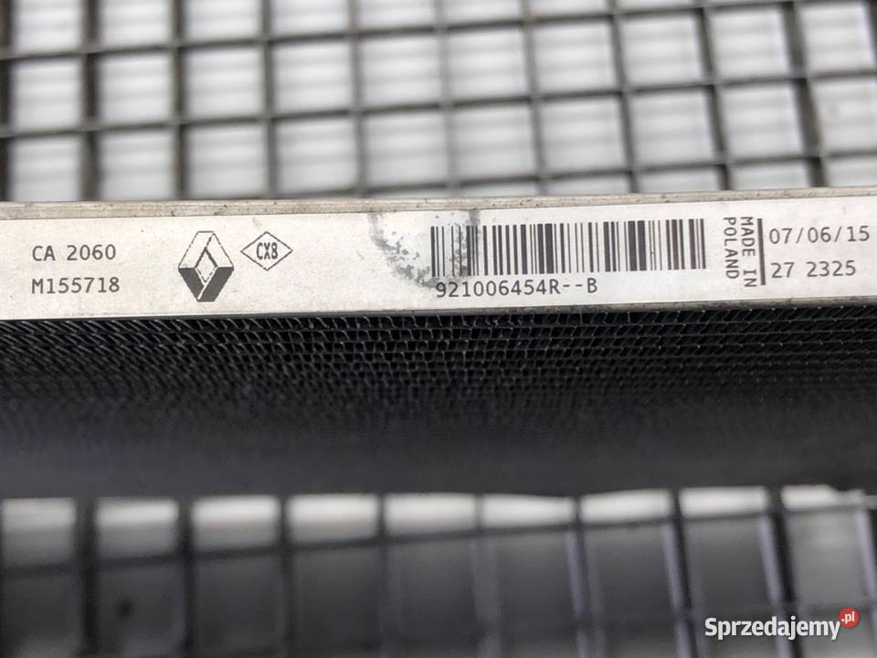 CHŁODNICA KLIMATYZACJI DACIA DUSTER 16 105 osobowe podkarpackie