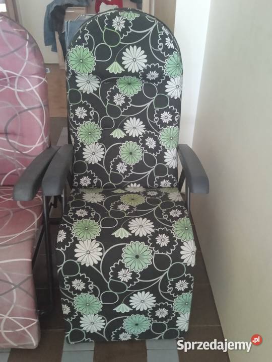 Dwa fotele leżaki rozkładane Sanok